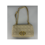 PRELOVED DIOR CARO ROPE BAG IN BEIGE PRELOVED DIOR CARO ROPE BAG IN BEIGE