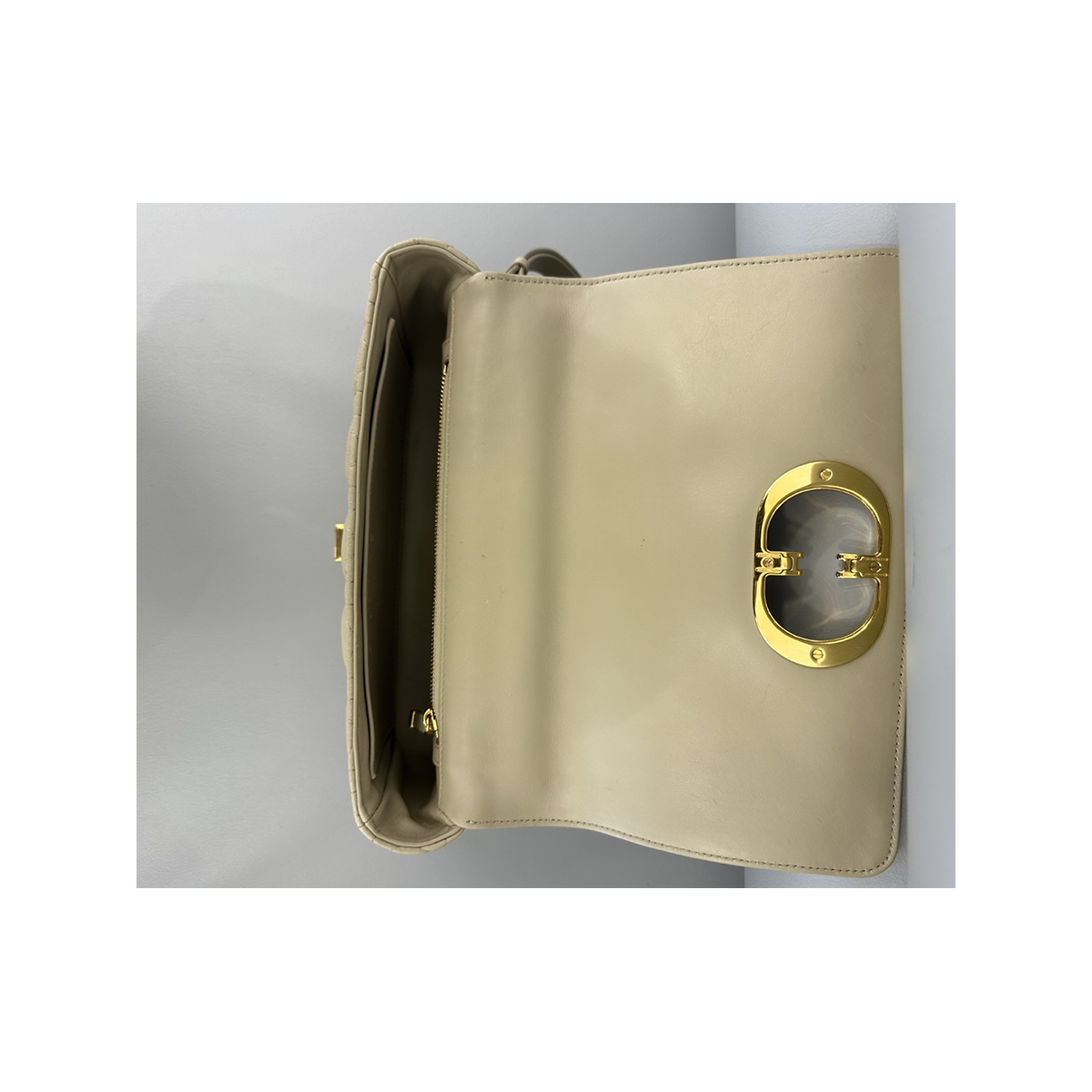 PRELOVED DIOR CARO ROPE BAG IN BEIGE PRELOVED DIOR CARO ROPE BAG IN BEIGE