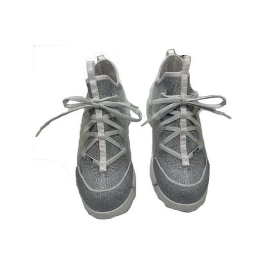 DIOR D-CONNECT TRAINERS IN WHITE