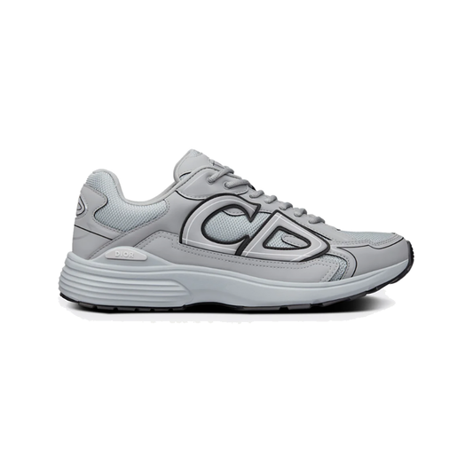 DIOR B30 MESH AND TECHNICAL FABRIC TRAINERS IN GREY