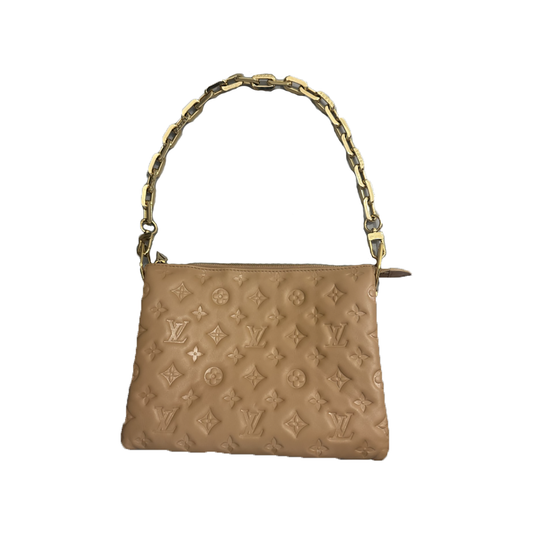 PRELOVED LOUIS VUITTON COUSSIN PM BAG IN BEIGE