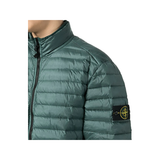 STONE ISLAND COMPASS MOTIF PADDED JACKET IN GREEN