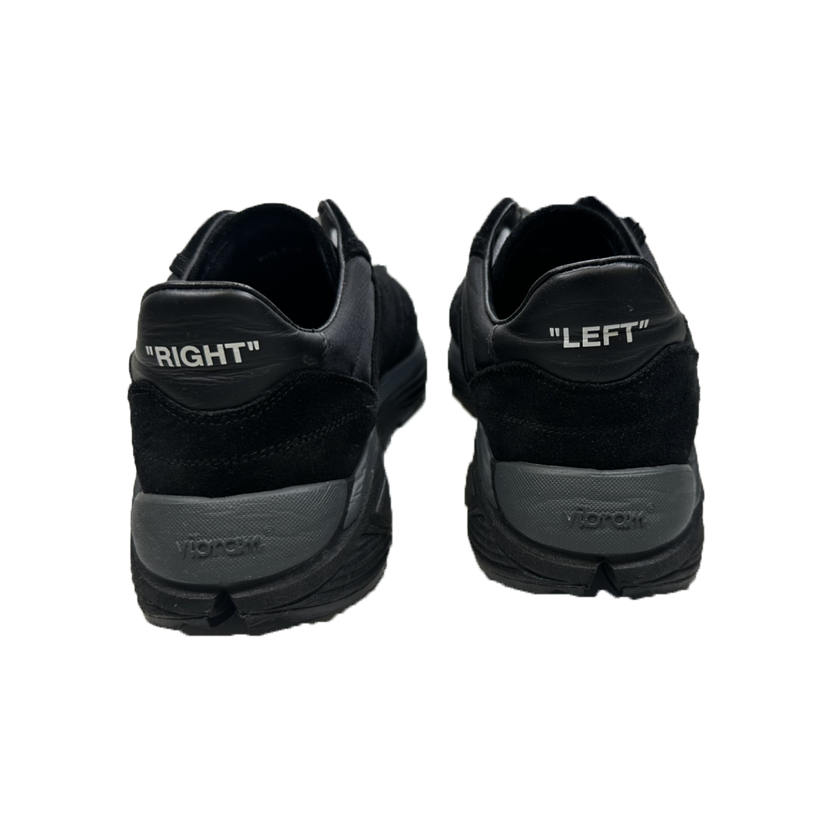 PRELOVED OFF-WHITE VIRGIL TRAINERS IN BLACK