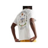 CASA BLANCA LE TEMPLE DU SPORT LOGO T-SHIRT IN WHITE