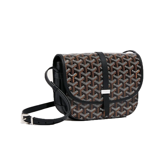 GOYARD BELVEDERE PM BAG IN BLACK