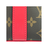 LOUIS VUITTON MONOGRAM KEEPALL 45 IN BROWN AND RED