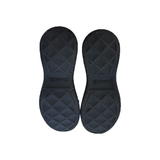 PREOVED CHANEL VELVET CALFSKIN CC TRAINERS IN BLACK