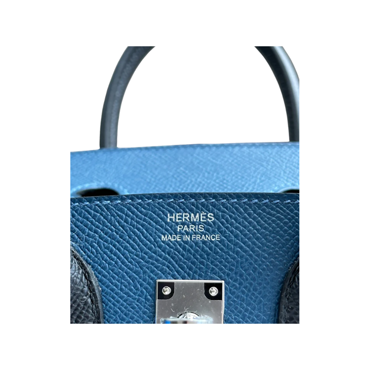 PRELOVED HERMES BLUE TRI-COLOUR EPSOM BIRKIN 25