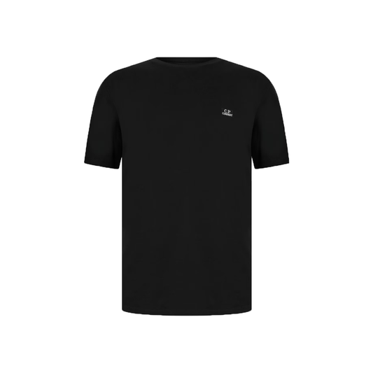 CP COMPANY BASIC MINI LOGO T-SHIRT IN BLACK