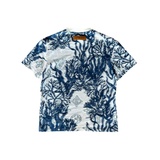PRELOVED LOUIS VUITTON AQUAGARDEN MONOGRAM T-SHIRT IN BLUE/WHITE