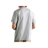 LOEWE LOGO EMBROIDERED COTTON T-SHIRT IN GRAY