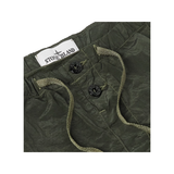 STONE ISLAND STRAIGHT LEG NYLON METALSWIM SHORTS IN GREEN