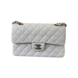 CHANEL BEIGE QUILTED CAVIAR SMALL FLAP BAG IN BEIGE