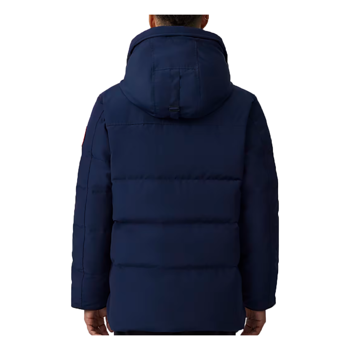 CANADA GOOSE MAC MILLAN PARKA ICONIC BADGE IN ATLANTIC NAVY