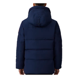 CANADA GOOSE MAC MILLAN PARKA ICONIC BADGE IN ATLANTIC NAVY
