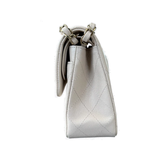 CHANEL BEIGE QUILTED CAVIAR SMALL FLAP BAG IN BEIGE