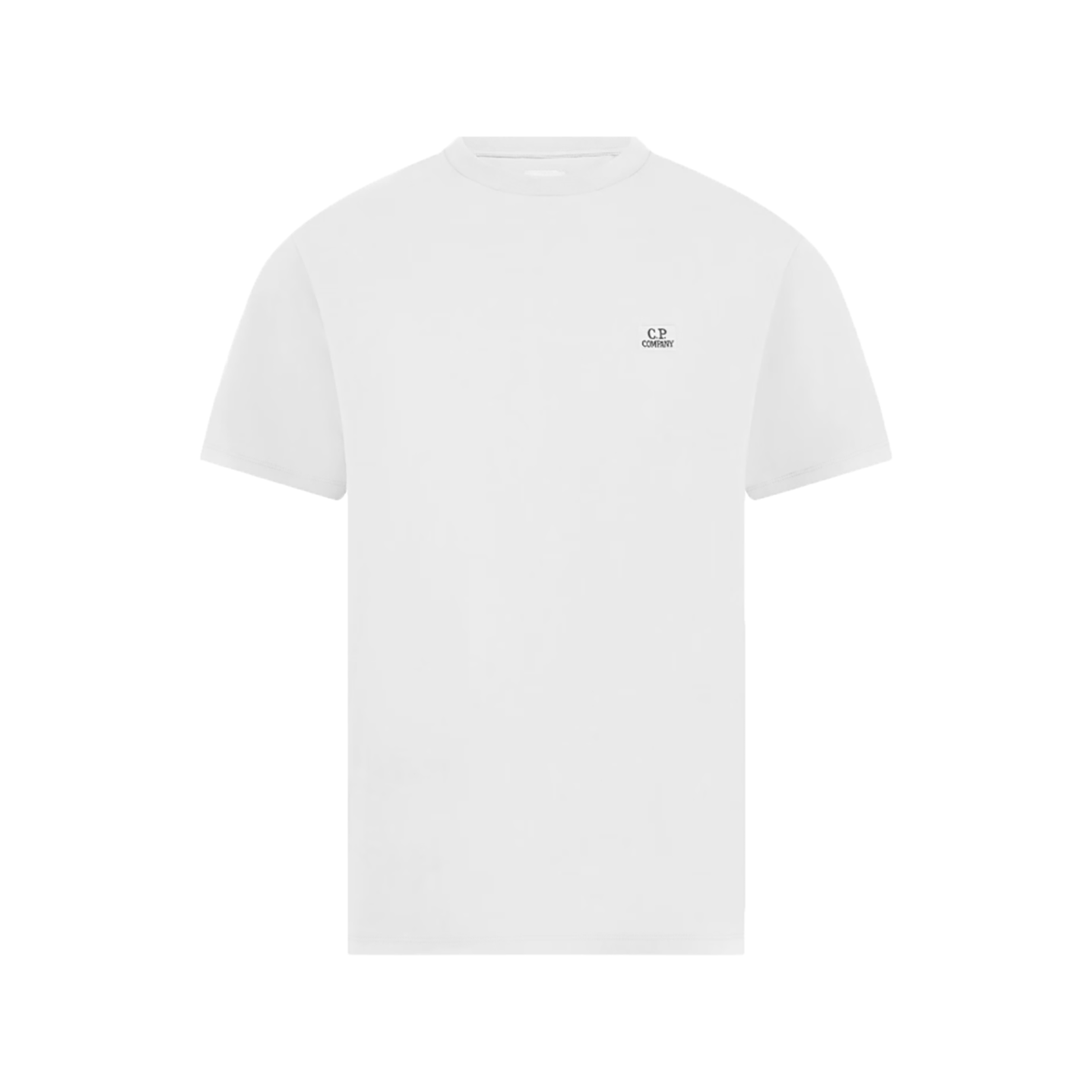 CP COMPANY BASIC MINI LOGO T-SHIRT IN WHITE