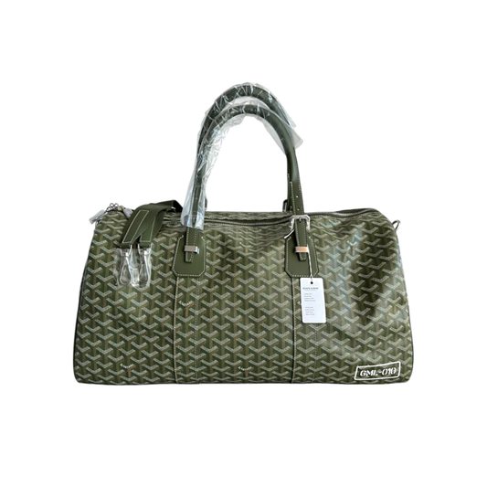 GOYARD KHAKI BOSTON 50 DUFFEL BAG