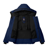 CANADA GOOSE MAC MILLAN PARKA ICONIC BADGE IN ATLANTIC NAVY