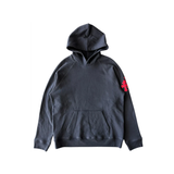 CHROME HEARTS RED TRIPLR CROSS PATCH PAPER JAM HOODIE IN BLACK