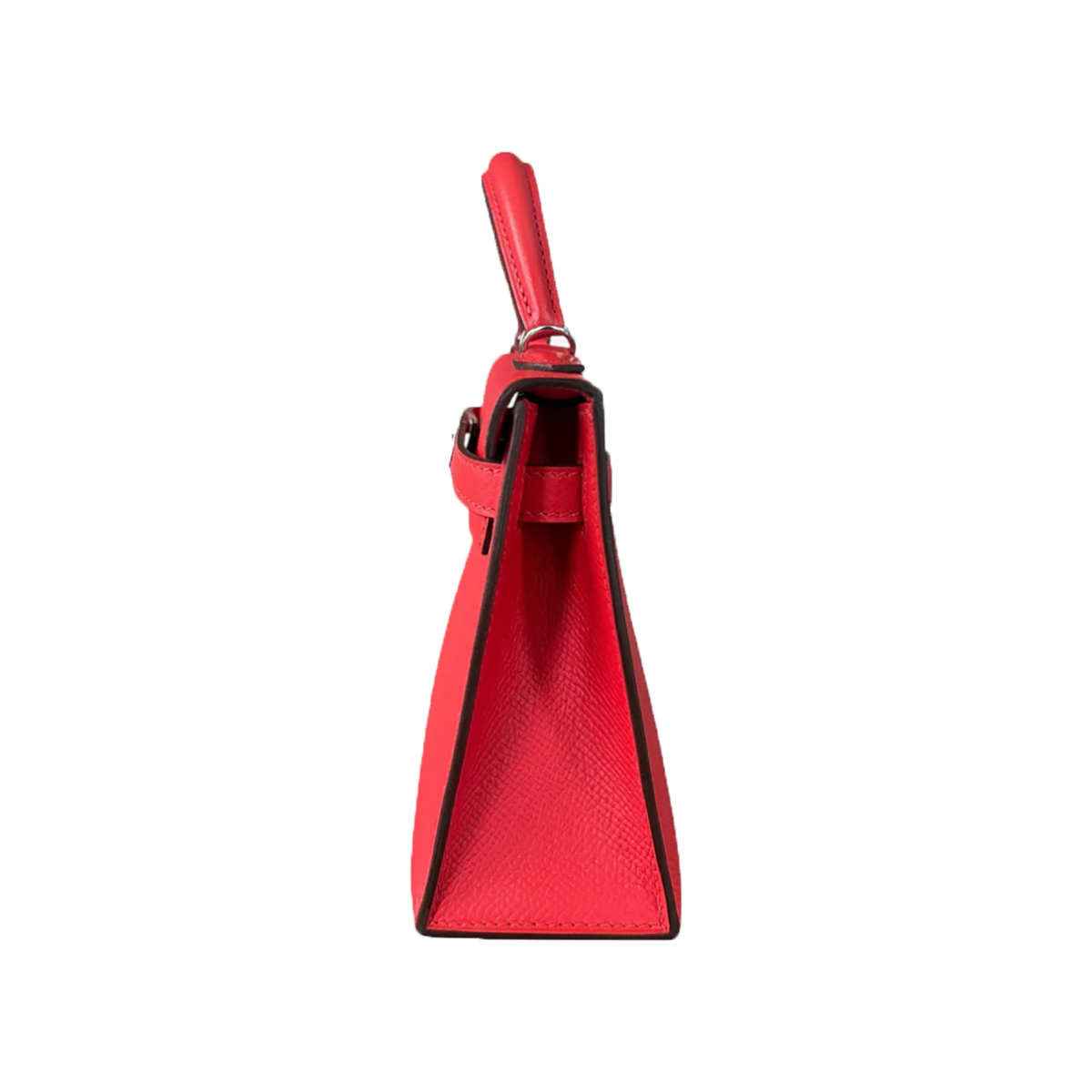 HERMES PALLADIUM HARDWEAR EPSOM MINI KELLY 20 IN ROSE