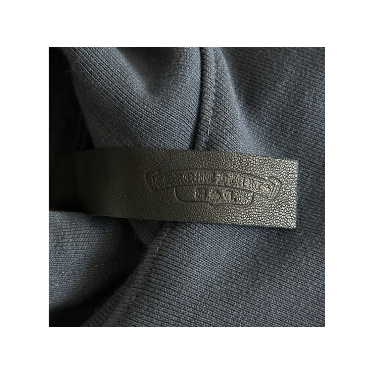CHROME HEARTS RED TRIPLR CROSS PATCH PAPER JAM HOODIE IN BLACK