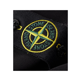 STONE ISLAND GARMENT DYED HOODIE IN BLACK