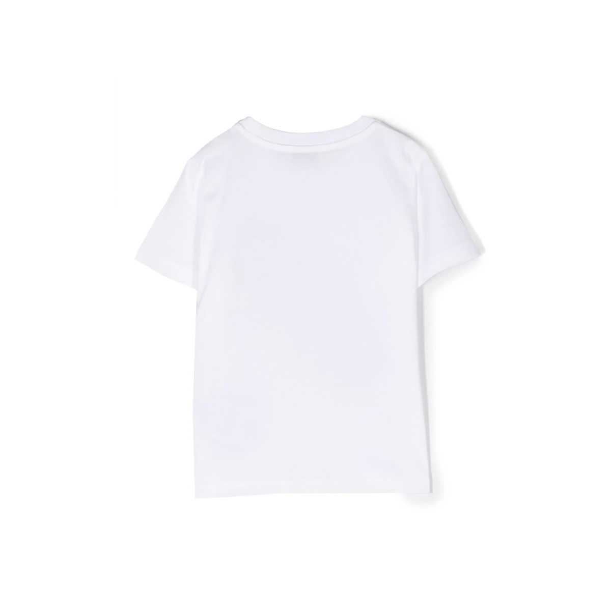 MONCLER JUNIOR LOGO T-SHIRT IN WHITE