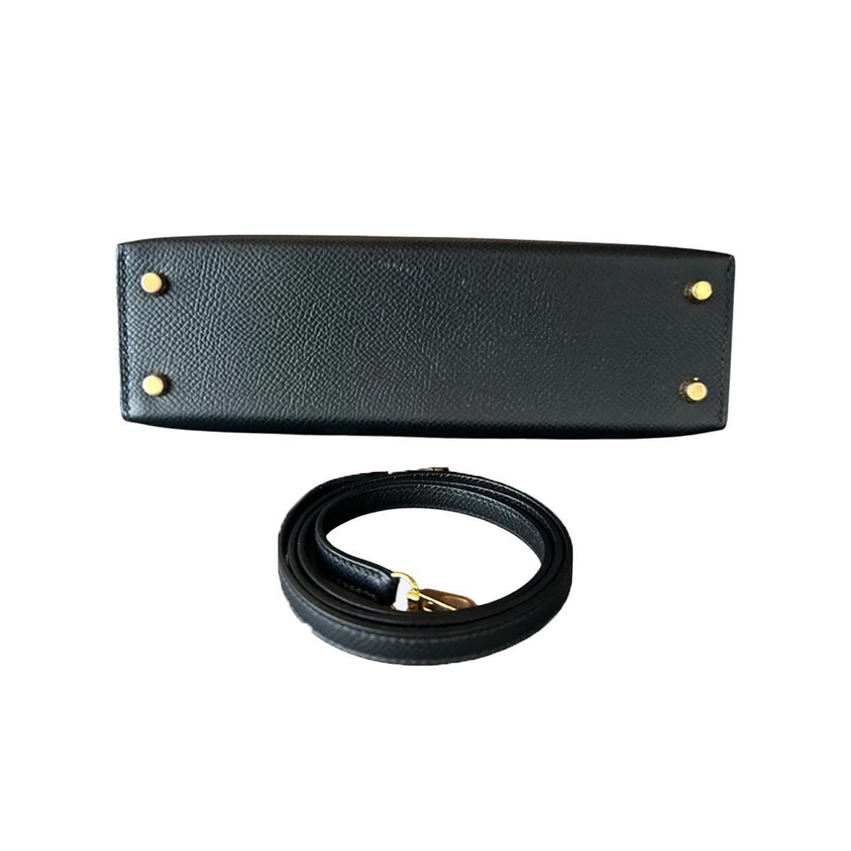 HERMES MINI KELLY 20 IN BLACK EPSOM