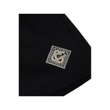 CASABLANCA STRAIGHT-LEG EMBELLISHED SHORTS IN BLACK