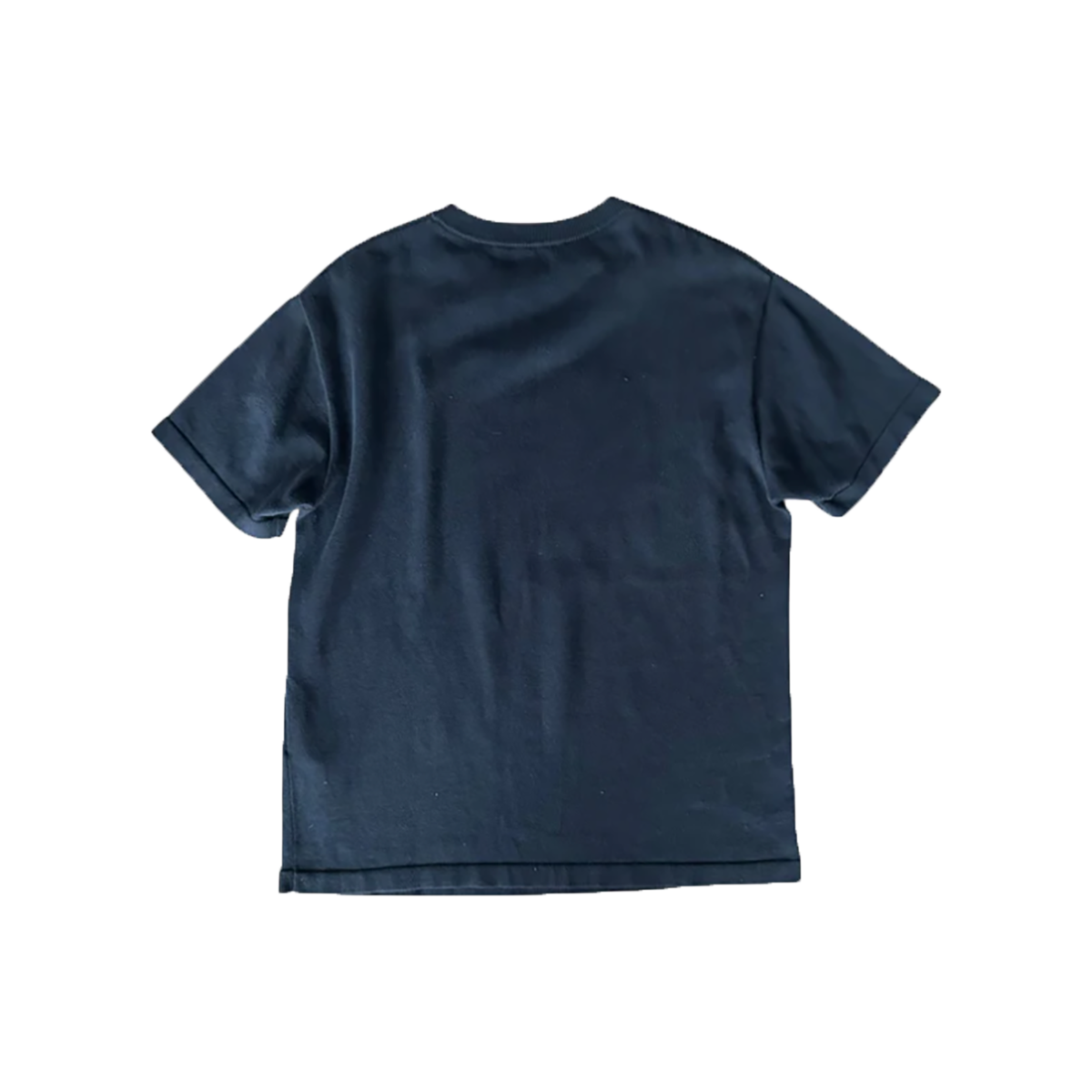 PRELOVED LOUIS VUITTON NIGO HEART INTARSIA T-SHIRT IN NAVY