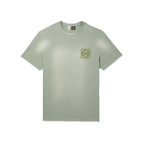 LOEWE IBIZA LOGO-APPLIQUED COTTON T-SHIRT IN GREEN