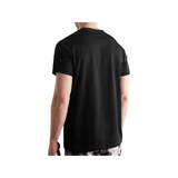 BURBERRY MINI LOGO-EMBROIDERED T-SHIRT IN BLACK