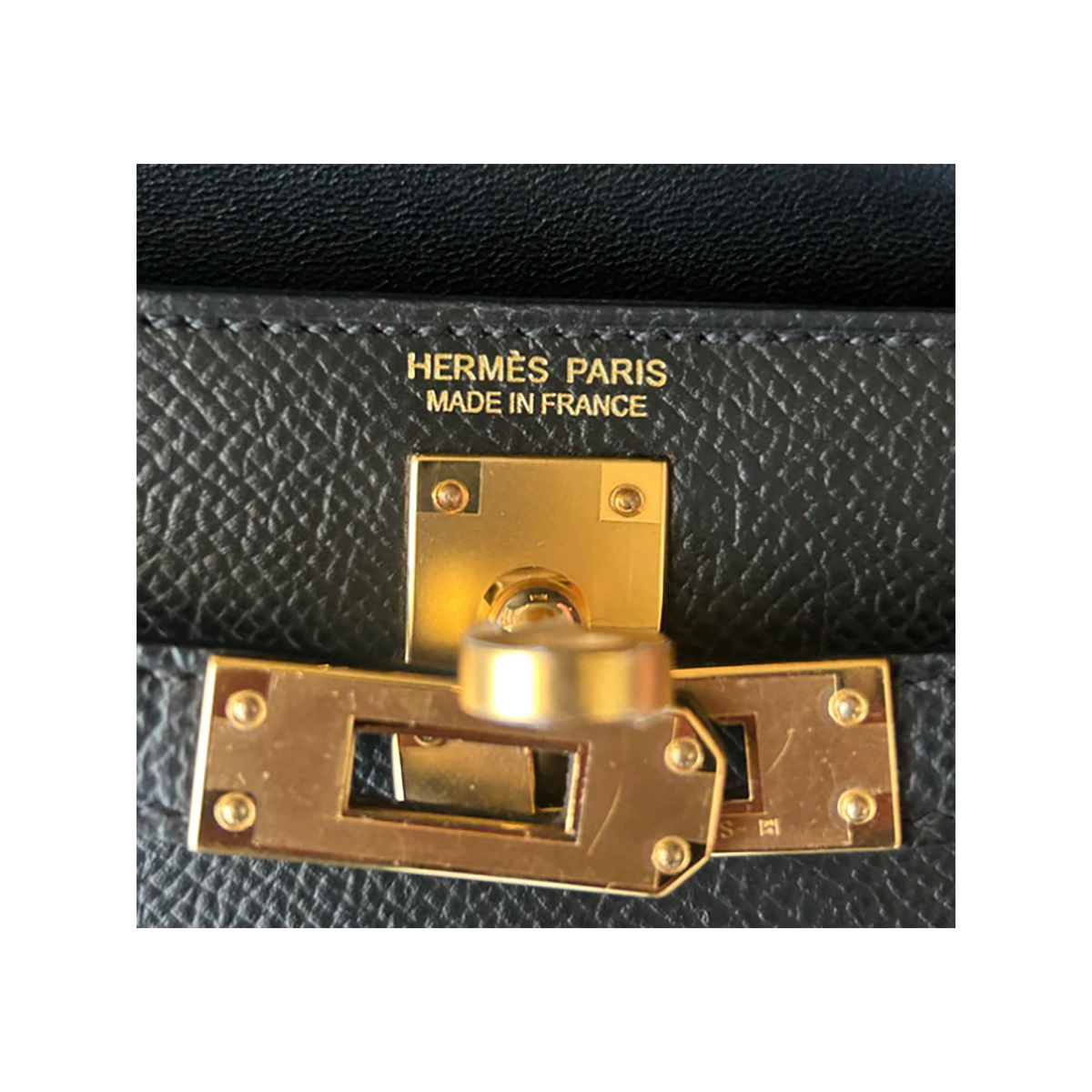 HERMES MINI KELLY 20 IN BLACK EPSOM