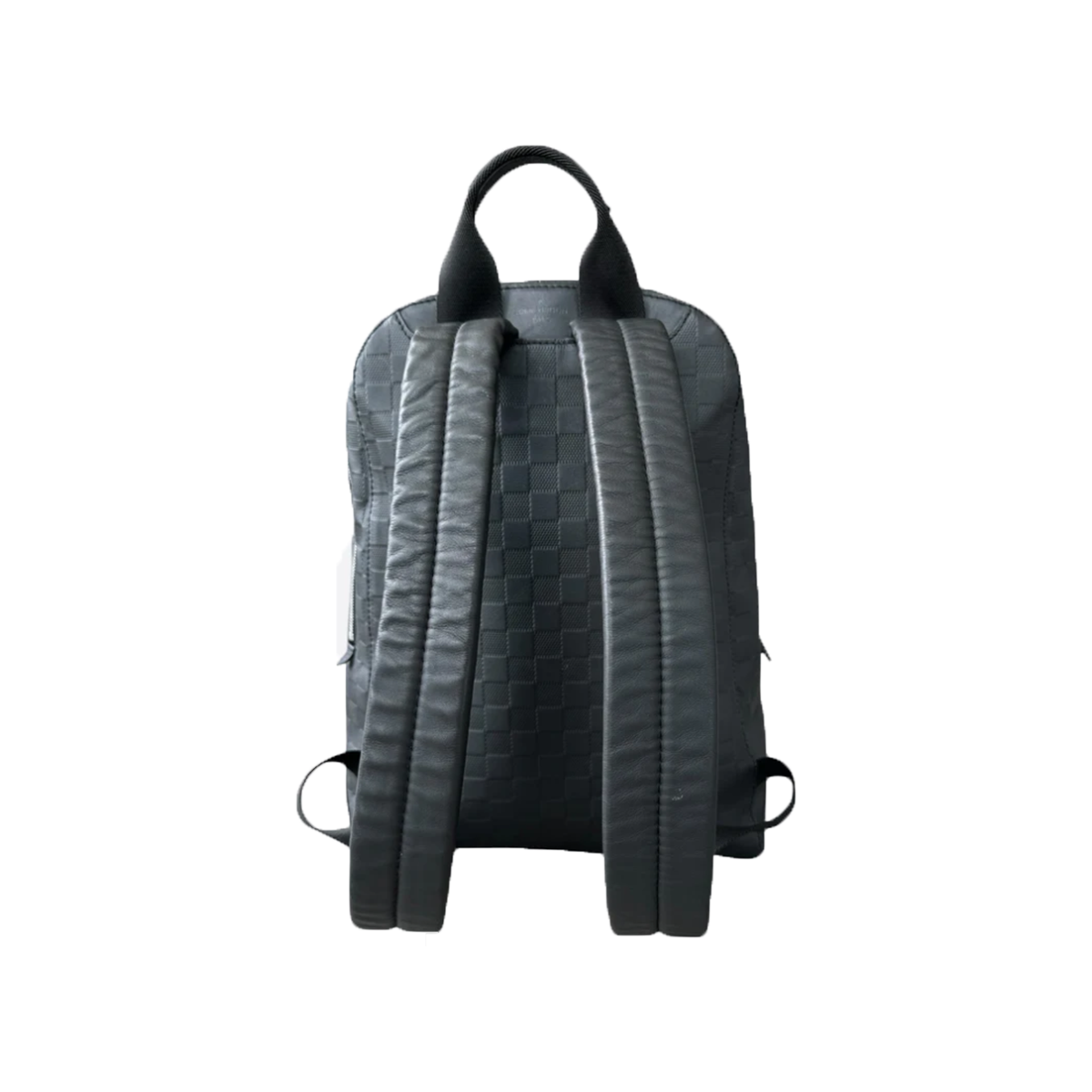PRELOVED LOUIS VUITTON DAMIER LEATHER CAMPUS BACKPACK IN BLACK