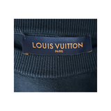 PRELOVED LOUIS VUITTON NIGO HEART INTARSIA T-SHIRT IN NAVY