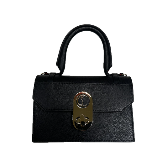 PRELOVED CHRISTIAN LOUBOUTIN ELISA TOP HANDLE BAG IN BLACK