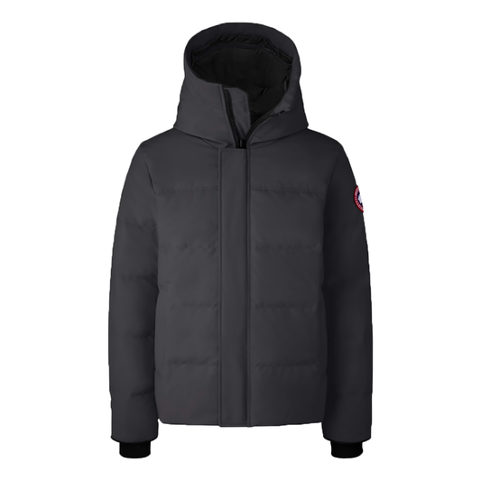 CANADA GOOSE MAC MILLAN PARKA ICONIC BADGE IN GRAPHITE