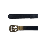 PRELOVED GUCCI GG MARMONT REVERSIBLE BELT IN BEIGE/BLACK