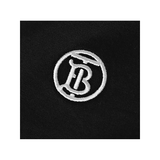BURBERRY MINI LOGO-EMBROIDERED T-SHIRT IN BLACK