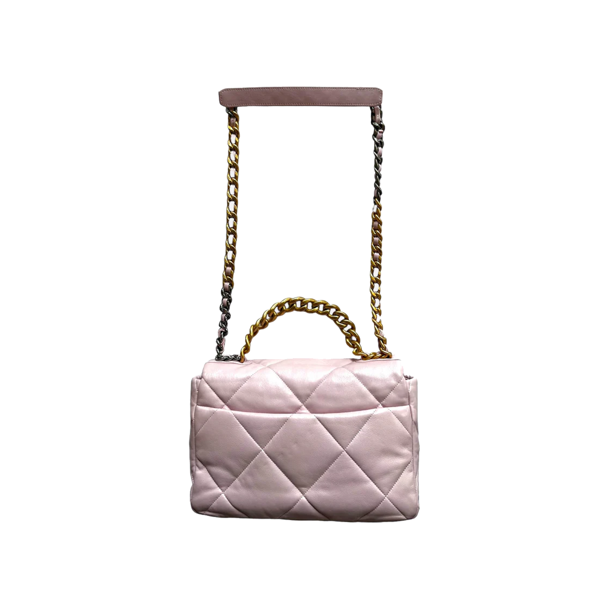 PRELOVED LARGE 19 FLAP BAG IN LIGHT PINK