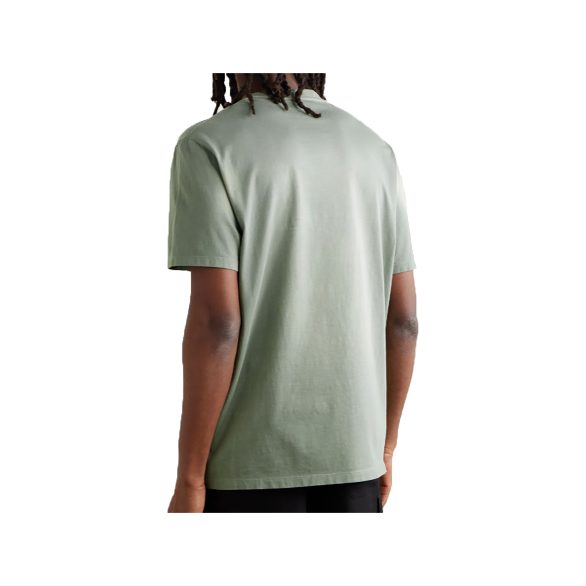 LOEWE IBIZA LOGO-APPLIQUED COTTON T-SHIRT IN GREEN