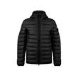 STONE ISLAND HOODED NYLON DOWN-TC JACKET IN BLACK