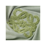 LOEWE IBIZA LOGO-APPLIQUED COTTON T-SHIRT IN GREEN