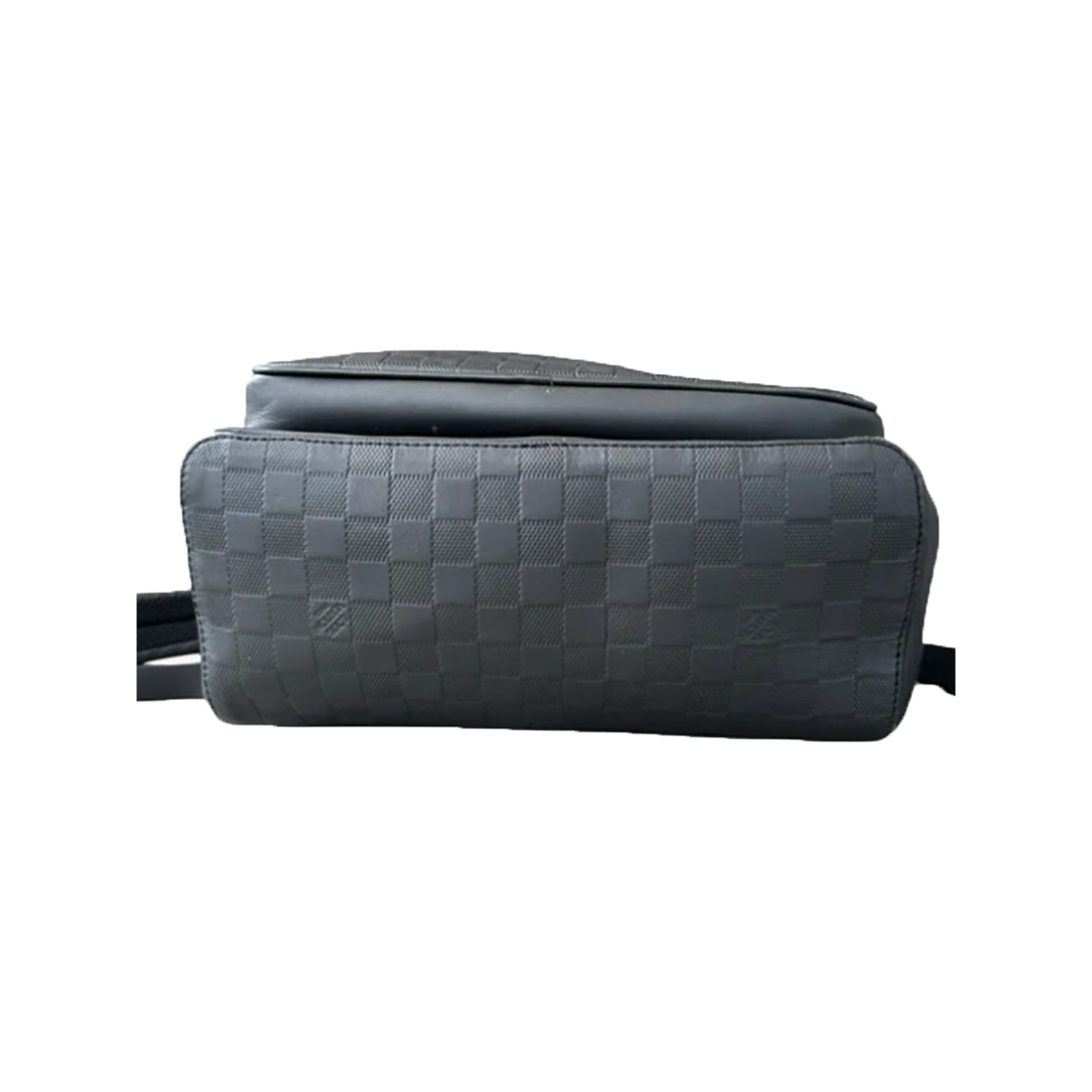PRELOVED LOUIS VUITTON DAMIER LEATHER CAMPUS BACKPACK IN BLACK