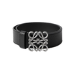 LOEWE ANAGRAM 4CM LEATHER BELT IN BLACK