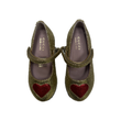 JUNIOR GUCCI GLITTER SHOES IN GOLD