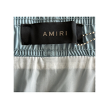 AMIRI MA BAR LOGO SWIM SHORTS IN BLUE