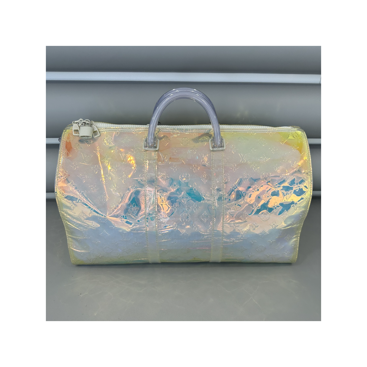 PRELOVED LOUIS VUITTON KEEPALL BANDOULIERE 50 IN IRIDESCENT