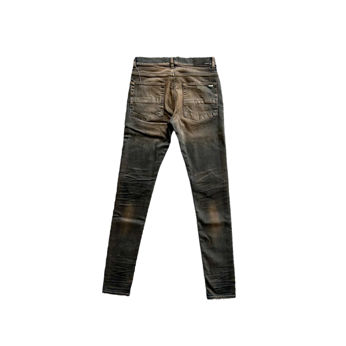 AMIRI DARK INDIGO PLAID PATCH MX1 JEANS